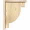 Ekena Millwork Alpine Rough Sawn Corbel w/Backplate, Douglas Fir, 6"W x 14"D x 18"H COR06X14X18ALP01RDF - alternate 3